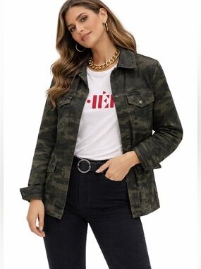 ONLY camouflage utility jacket small